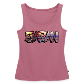 Tanktop Ladies Japan Graffiti "Panorama" - Mauve
