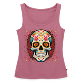 Tanktop Ladies Mexico "Craneo Dos" - Mauve