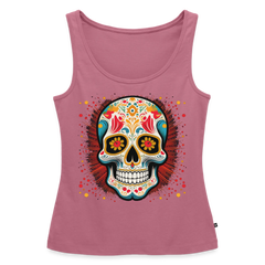 Tanktop Ladies Mexico "Craneo Dos" - Mauve