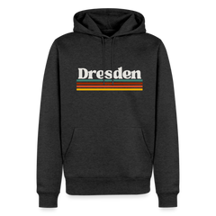 Hoodie Dresden "Retro" - Anthrazit meliert