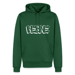Hoodie Herne "Graffiti" Bright Edition - Flaschengrün