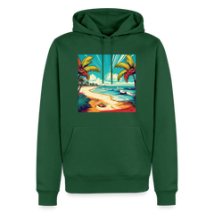 Hoodie Mexico "Paradise Tulum" - Flaschengrün