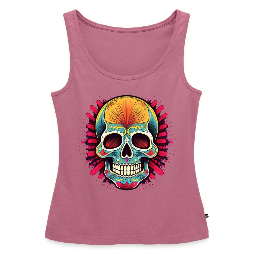 Tanktop Ladies Mexico "Mascarilla Craneo" - Mauve