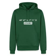 Hoodie Stuttgart "STGRT GPS" Bright Edition - Flaschengrün