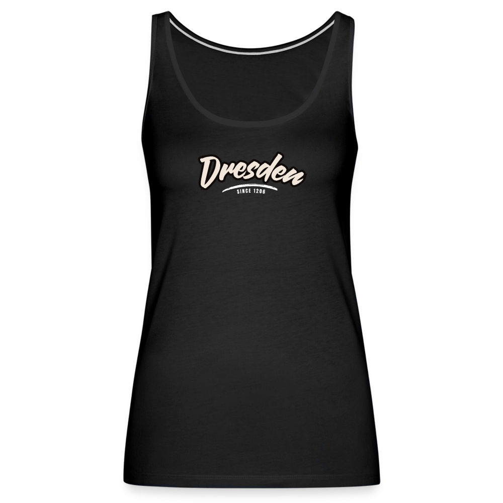 Tanktop Ladies Dresden "Graffiti Tag White" - Schwarz