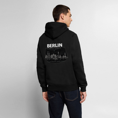 Hoodie Berlin "Skyline" - Schwarz