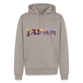 Hoodie Japan "Bold Panorama" - Taupe