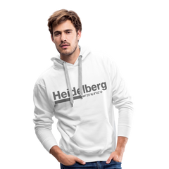 Hoodie Heidelberg "Bold GPS" - Weiß