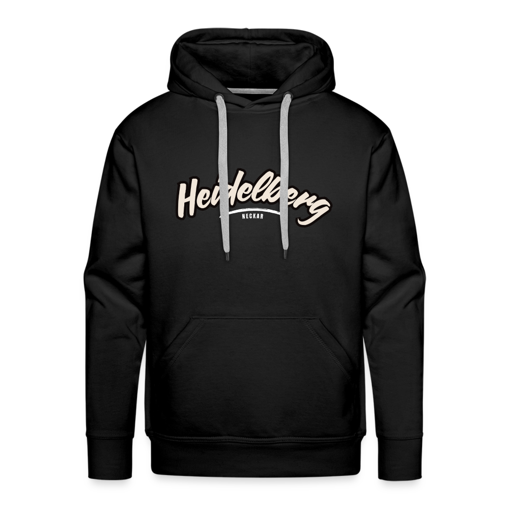 Hoodie Heidelberg "Graffiti Tag White" - Schwarz