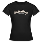 T-Shirt Ladies Heidelberg "Graffiti Tag White" - Schwarz