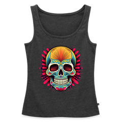Tanktop Ladies Mexico "Mascarilla Craneo" - Anthrazit meliert