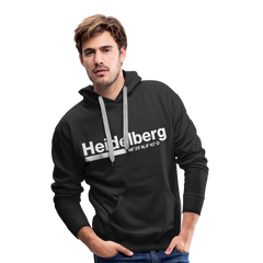 Hoodie Heidelberg "Bold GPS White" - Schwarz