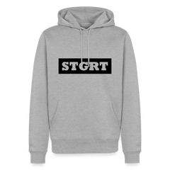 Hoodie Stuttgart "STGRT" Dark Edition - Grau meliert