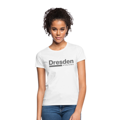 T-Shirt Ladies Dresden "Bold GPS" - Weiß