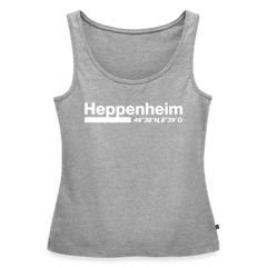 Tanktop Ladies Heppenheim "Bold GPS White" - Grau meliert