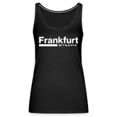 Tanktop Ladies Frankfurt (Main) "Bold GPS White" - Schwarz