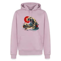 Hoodie Japan "Wave" - Altrosa