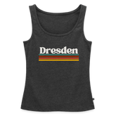 Tanktop Ladies Dresden "Retro" - Anthrazit meliert