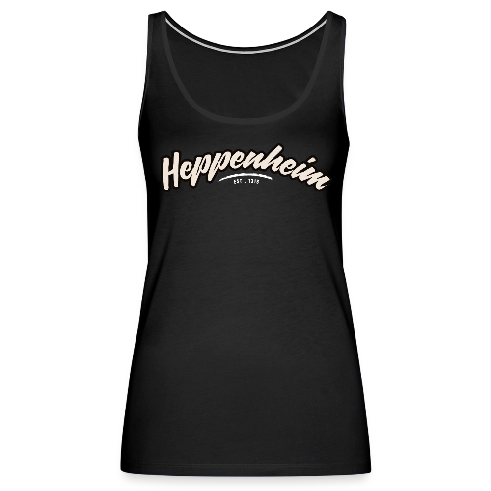Tanktop Ladies Heppenheim "Graffiti Tag White" - Schwarz