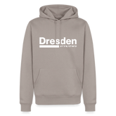 Hoodie Dresden "Bold GPS White" - Taupe