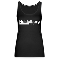 Tanktop Ladies Heidelberg "Bold GPS White" - Schwarz