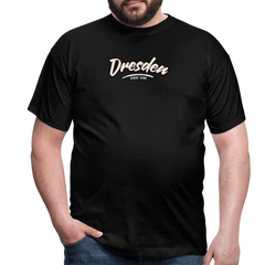 T-Shirt Dresden "Graffiti Tag White" - Schwarz