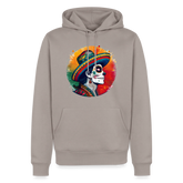 Hoodie Mexico "La Catrina Side" - Taupe