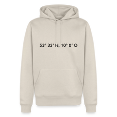 Hoodie Hamburg "GPS" Dark Edition - Beige