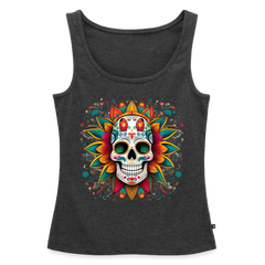 Tanktop Ladies Mexico "Craneo" - Anthrazit meliert