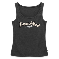 Tanktop Ladies Frankfurt (Main) "Graffiti Tag White" - Anthrazit meliert