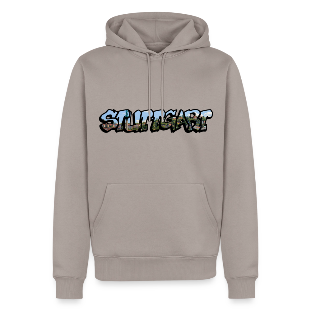 Hoodie Stuttgart "Panorama Graffiti" - Taupe