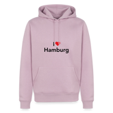 Hoodie "I Love Hamburg" Dark Edition - Altrosa