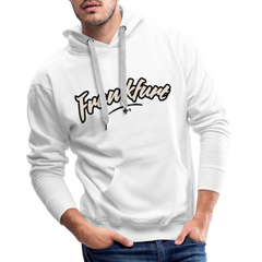 Hoodie Frankfurt (Main) "Graffiti Tag" - Weiß