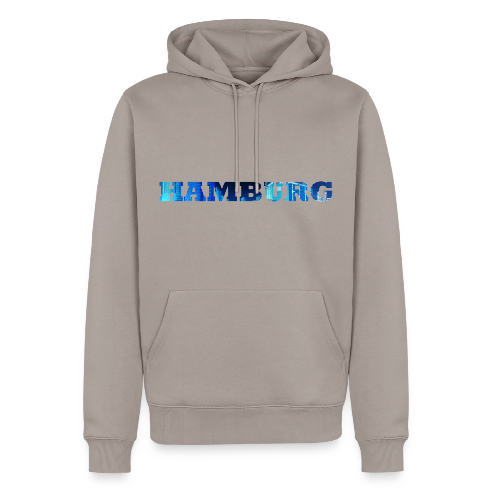 Hoodie Hamburg "Panorama Bold" - Taupe