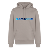 Hoodie Hamburg "Panorama Bold" - Taupe