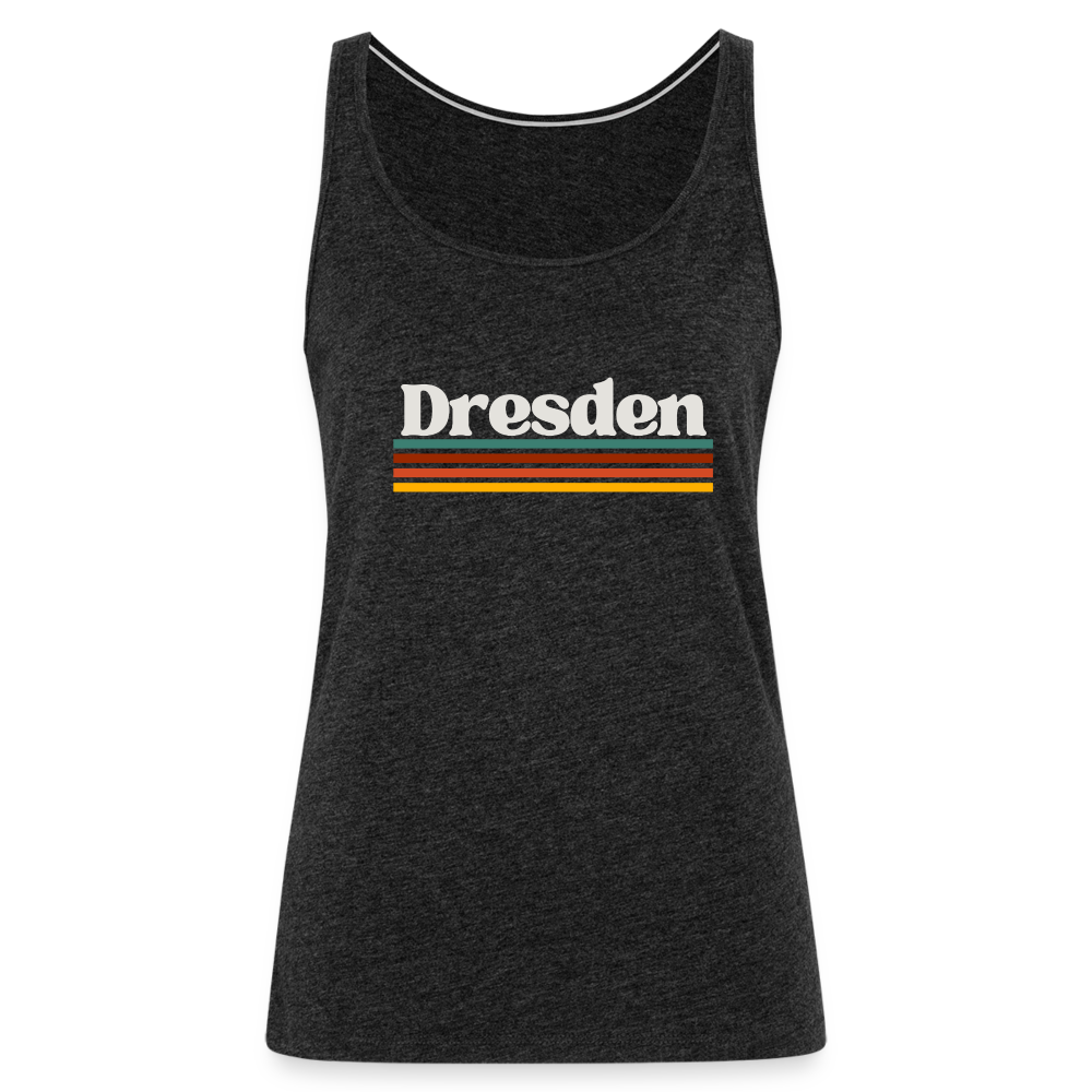 Tanktop Ladies Dresden "Retro" - Anthrazit