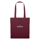 Tote Bag I Love Schwelm - burgundy