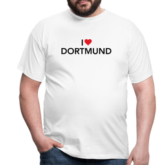 T-Shirt "I Love Dortmund" - white