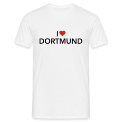 T-Shirt "I Love Dortmund" - white