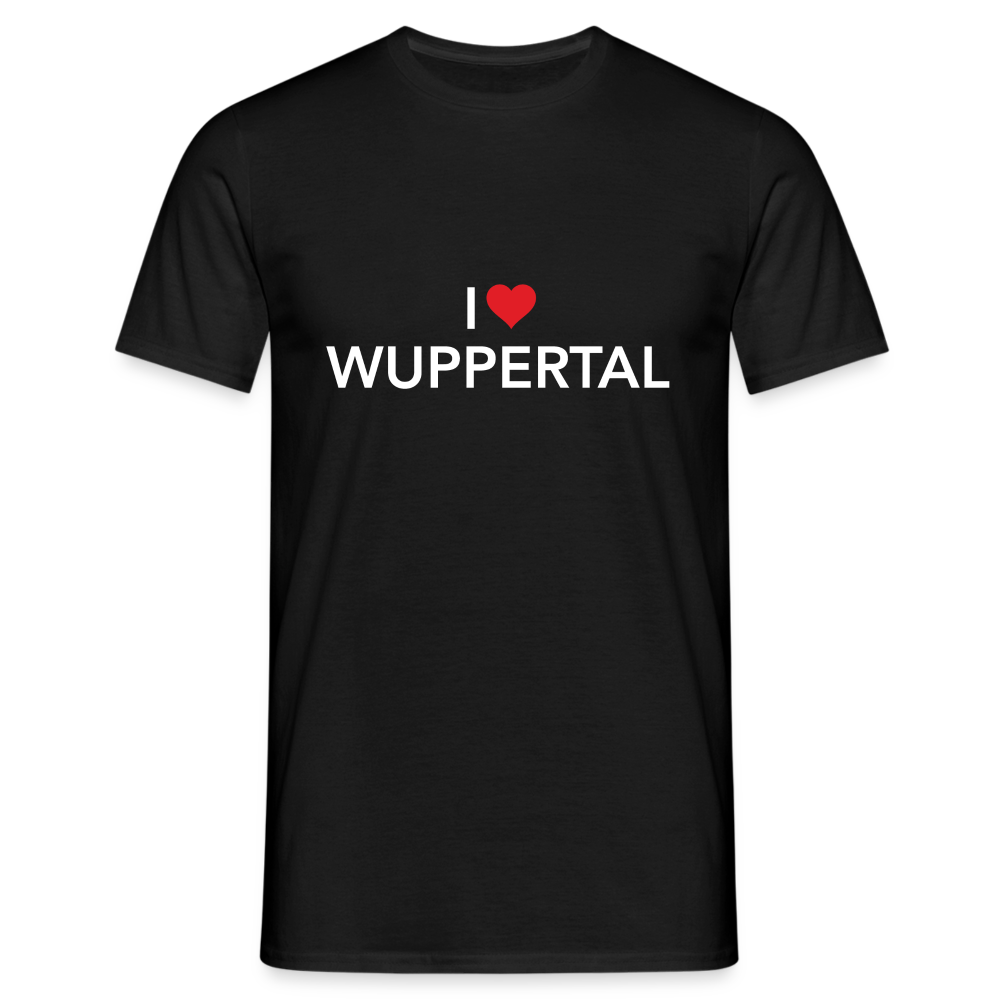 T-Shirt "I Love Wuppertal" Dark Edition - black