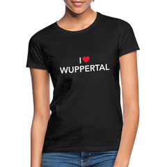 T-Shirt Ladies "I Love Wuppertal" Dark Edition - black