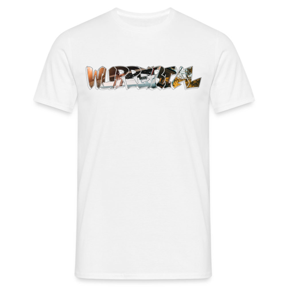 T-Shirt Wuppertal Schwebebahn - white