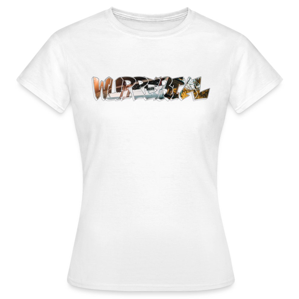 T-Shirt Ladies Wuppertal Schwebebahn - white
