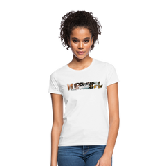 T-Shirt Ladies Wuppertal Schwebebahn - white