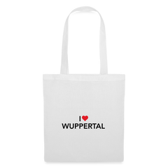 Tote Bag "I Love Wuppertal" - white