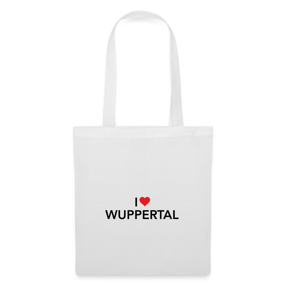 Tote Bag "I Love Wuppertal" - white