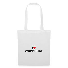 Tote Bag "I Love Wuppertal" - white