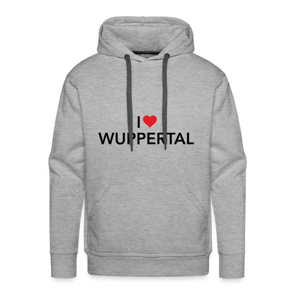 Hoodie "I Love Wuppertal" Bright Edition - heather grey