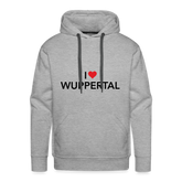 Hoodie "I Love Wuppertal" Bright Edition - heather grey