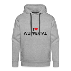 Hoodie "I Love Wuppertal" Bright Edition - heather grey